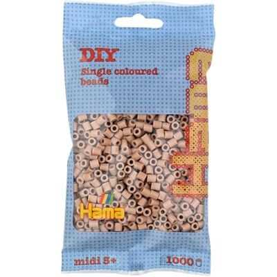 Hama Bolsa de perlas Aprox. 1000 cuentas midi fusibles para manualidades y mosaicos Perlas de fusión para niños creativos 5+ Juego de arte y decoración Light nougat Hama Bolsa de perlas Aprox. 1000 cuentas midi fusibles para manualidades y mosaicos Perlas de fusión para niños creativos 5+ Juego de arte y decoración Light nougat