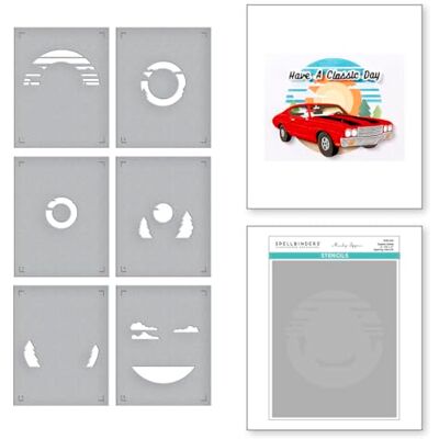 Spellbinders Plantilla Scenic Drive de la colección Classic Road Legends de Mindy Eggen Spellbinders Plantilla Scenic Drive de la colección Classic Road Legends de Mindy Eggen