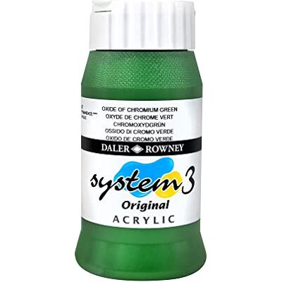 Daler Rowney Pintura acrílica sistema 3 Oxide of Chromium Green (367) Daler Rowney Pintura acrílica sistema 3 Oxide of Chromium Green (367)