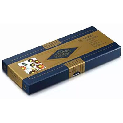 Honsell Mijello Mission Gold Juego de 18 tubos de 7 ml, con paleta, acuarela de artista avanzado, luminosidad intensa, sin pigmentos de cobalto o cadmio Honsell Mijello Mission Gold Juego de 18 tubos de 7 ml, con paleta, acuarela de artista avanzado, luminosidad intensa, sin pigmentos de cobalto o cadmio