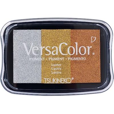 Tsukineko - Versacolor - Metallic gold - almohadilla de tinta Tsukineko - Versacolor - Metallic gold - almohadilla de tinta