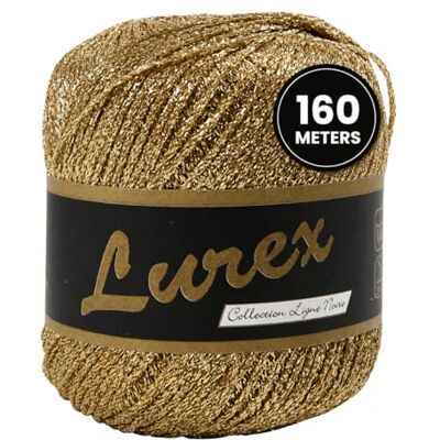 Creativ Lana con purpurina, L: 160 m, color dorado, 25 g Creativ Lana con purpurina, L: 160 m, color dorado, 25 g