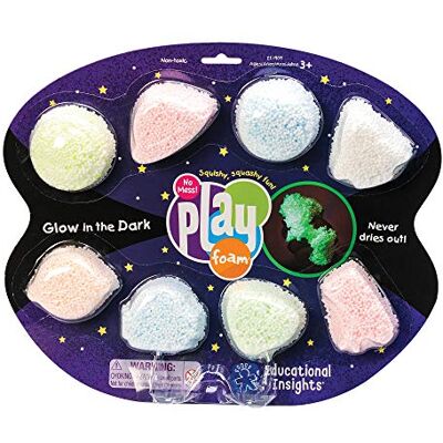 Educational Insights Learning Resources Pack de 8 Unidades de Espuma para Juegos Playfoam fosforescente Educational Insights Learning Resources Pack de 8 Unidades de Espuma para Juegos Playfoam fosforescente