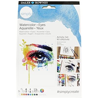 Daler Rowney Daler-Rowney, Simply, Pintura para Acuarela, Caja de Cartón, Colores Surtidos Daler Rowney Daler-Rowney, Simply, Pintura para Acuarela, Caja de Cartón, Colores Surtidos