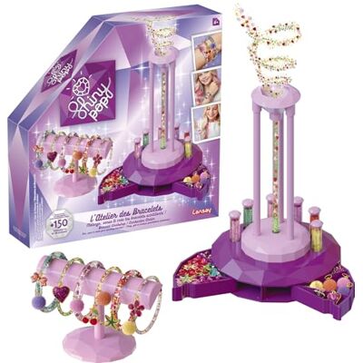 Lansay – SHINY POPPY – Atelier de Pulseras niños desde 6 años – Kit creación joyas DIY con más de 150 componentes y decoraciones – Actividad creativa para fabricar pulseras personalizadas Lansay – SHINY POPPY – Atelier de Pulseras niños desde 6 años – Kit creación joyas DIY con más de 150 componentes y decoraciones – Actividad creativa para fabricar pulseras personalizadas