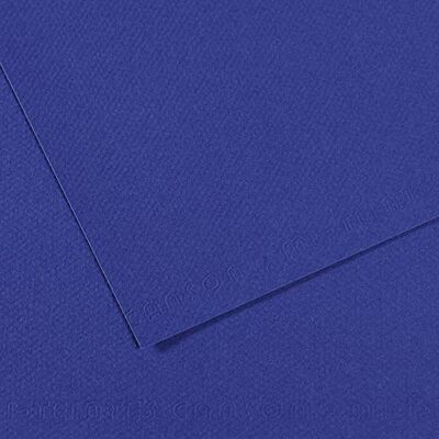 Canson Mi-Teintes Papel de Color de Pulpa Teñida, 160 g/m2, Azul (Ultramarine 590), 21x29,34, Pack de 25 Canson Mi-Teintes Papel de Color de Pulpa Teñida, 160 g/m2, Azul (Ultramarine 590), 21x29,34, Pack de 25