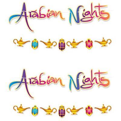 Beistle A Creation Arabian Nights-Juego de serpentinas (2 Piezas), Cinta de Papel, Multicolor Beistle A Creation Arabian Nights-Juego de serpentinas (2 Piezas), Cinta de Papel, Multicolor