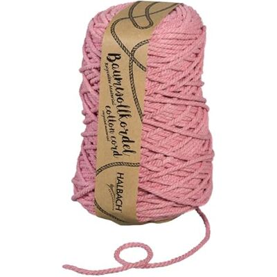 Halbach Seidenbänder Halbach Cintas de Seda de algodón Reciclado Ancho 5 mm Longitud 80 Metros Hilo de algodón sostenible para macramé o Manualidades Color: Rosa Halbach Seidenbänder Halbach Cintas de Seda de algodón Reciclado Ancho 5 mm Longitud 80 Metros Hilo de algodón sostenible para macramé o Manualidades Color: Rosa