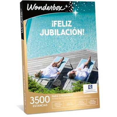 WONDERBOX Caja Regalo ¡Feliz Jubilación ! para 1 o 2 Personas WONDERBOX Caja Regalo ¡Feliz Jubilación ! para 1 o 2 Personas
