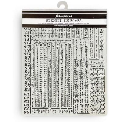 Stamperia Plantillas gruesas para álbumes de recortes, álbumes, tarjetas, diario y más, material flexible, fácil de limpiar, perfecto para aficiones, manualidades y regalos (Fortune Hieroglyphic) Stamperia Plantillas gruesas para álbumes de recortes, álbumes, tarjetas, diario y más, material flexible, fácil de limpiar, perfecto para aficiones, manualidades y regalos (Fortune Hieroglyphic)