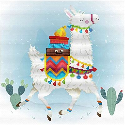 Pracht Creatives Hobby Ladybird Kit de punto de cruz (29 x 29 cm), diseño de llamas Pracht Creatives Hobby Ladybird Kit de punto de cruz (29 x 29 cm), diseño de llamas