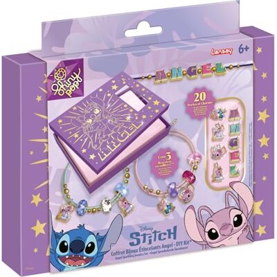 Lansay Disney Stitch Set de Joyas Brillantes Angel Desde 6 Años Accesorios Hechos a Mano Hasta 20 Piezas para Montar y Personalizar Estimula la Motricidad Para Llevar o Regalar Lansay Disney Stitch Set de Joyas Brillantes Angel Desde 6 Años Accesorios Hechos a Mano Hasta 20 Piezas para Montar y Personalizar Estimula la Motricidad Para Llevar o Regalar