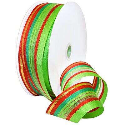 Morex 7488.40/50 – 699 con francés de poliéster Deco Craft Suministros de Vacaciones, 1 1/2 cm x 50 m, Color Rojo/Verde Morex 7488.40/50 – 699 con francés de poliéster Deco Craft Suministros de Vacaciones, 1 1/2 cm x 50 m, Color Rojo/Verde