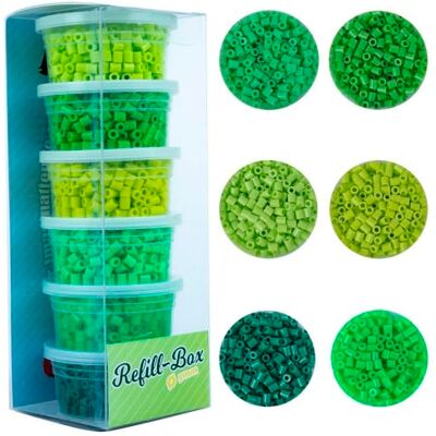 La Manuli Cuentas para Planchar Verde 3000 Piezas Fuse Beads Midi 5mm para DIY Manualidades Manualidad La Manuli Cuentas para Planchar Verde 3000 Piezas Fuse Beads Midi 5mm para DIY Manualidades Manualidad