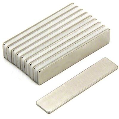 first4magnets N35 Magnet de Neodimio Para Artes, Manualidades, Fabricación de Modelos, Bricolaje, Pasatiempos, Oficina Y Hogar 50mm x 10mm x 1.5mm de Espesor 3.6kg Paquete de 10 first4magnets N35 Magnet de Neodimio Para Artes, Manualidades, Fabricación de Modelos, Bricolaje, Pasatiempos, Oficina Y Hogar 50mm x 10mm x 1.5mm de Espesor 3.6kg Paquete de 10