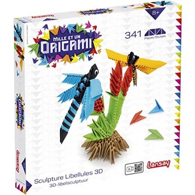 Lansay Mille et un origami sculpture libellules 3D Lansay Mille et un origami sculpture libellules 3D