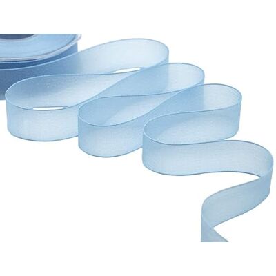 Furlanis Velo Luminoso, Decoración de Regalo Cajas Flores Boda Navidad, Tela Italiana Azul Bebé, 40 mm x 20 m Furlanis Velo Luminoso, Decoración de Regalo Cajas Flores Boda Navidad, Tela Italiana Azul Bebé, 40 mm x 20 m