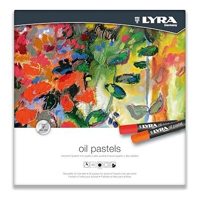 LYRA Oil Pastels, Pasteles al óleo para Bellas Artes, Estuche 48 Unidades LYRA Oil Pastels, Pasteles al óleo para Bellas Artes, Estuche 48 Unidades