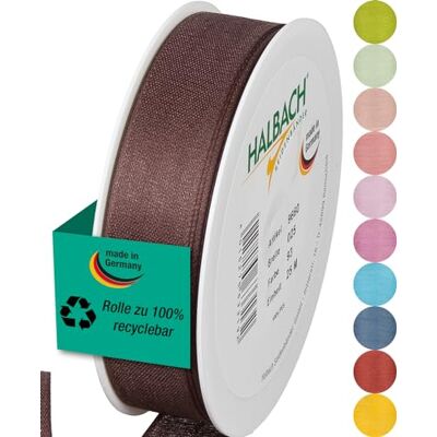 Halbach Seidenbänder Cinta de regalo Ancho 25 mm Longitud 25 m Cinta de lazo fabricada en Alemania Cintas de regalo en variedad de colores y anchos, perfecta para envolver y decorar, color: Halbach Seidenbänder Cinta de regalo Ancho 25 mm Longitud 25 m Cinta de lazo fabricada en Alemania Cintas de regalo en variedad de colores y anchos, perfecta para envolver y decorar, color: