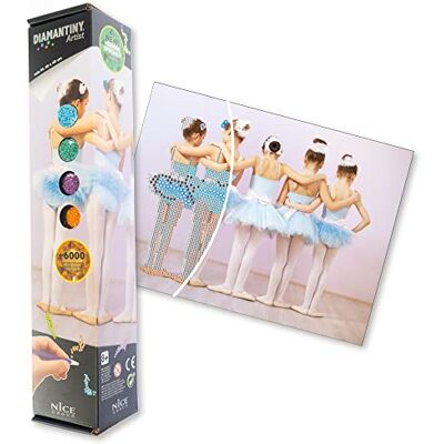 DIAMANTINY Artist 30x40 Ballerine 30x40-Attività Crystal Art, Diamond Painting Kit, Bailarines, Multicolor, Medium (Nice Group ) DIAMANTINY Artist 30x40 Ballerine 30x40-Attività Crystal Art, Diamond Painting Kit, Bailarines, Multicolor, Medium (Nice Group )