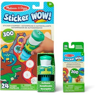 Melissa & Doug Sticker WOW! Dinosaurio Pack - Juego de actividades Melissa & Doug Sticker WOW! Dinosaurio Pack - Juego de actividades