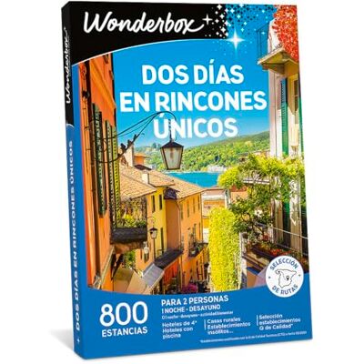 WONDERBOX Caja Regalo Dos Días En Rincones Únicos para 2 Personas WONDERBOX Caja Regalo Dos Días En Rincones Únicos para 2 Personas