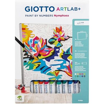 Giotto Set Creativo, Artlab+ Pintura por Números, Caja de cartón, 14 piezas Giotto Set Creativo, Artlab+ Pintura por Números, Caja de cartón, 14 piezas