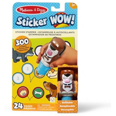 Melissa & Doug ¡Imán de pegatinas! Estampador y bloc de actividades - Perro Melissa & Doug ¡Imán de pegatinas! Estampador y bloc de actividades - Perro