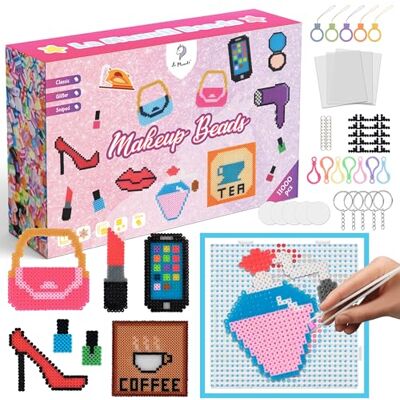 La Manuli Cuentas para Planchar Fuse Beads Kit Completo con Papel de Planchado, 11000 Piezas, 34 Colores, Plantillas, Manualidades para Niñas Cumpleaños Navidad La Manuli Cuentas para Planchar Fuse Beads Kit Completo con Papel de Planchado, 11000 Piezas, 34 Colores, Plantillas, Manualidades para Niñas Cumpleaños Navidad