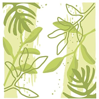 Sizzix Plantilla de hojas acuarela de varias capas - Herramienta de arte Sizzix Plantilla de hojas acuarela de varias capas - Herramienta de arte