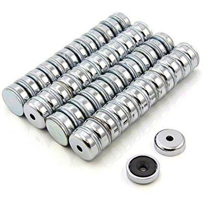 first4magnets Ferrite Y30Bh Pot Magnet Para Artes, Manualidades, Fabricación de Modelos, Bricolaje, Pasatiempos, Oficina Y Hogar 25mm de Diámetro x 7mm de Espesor x 5mm C/Fregadero 2.9kg Pull Paquete de 100 first4magnets Ferrite Y30Bh Pot Magnet Para Artes, Manualidades, Fabricación de Modelos, Bricolaje, Pasatiempos, Oficina Y Hogar 25mm de Diámetro x 7mm de Espesor x 5mm C/Fregadero 2.9kg Pull Paquete de 100