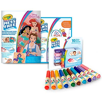 CRAYOLA Color Wonder, Kit para Colorear Sin Manchas, Disney Princess, Actividad Creativa para Niños, edad 3, 4, 5 Años CRAYOLA Color Wonder, Kit para Colorear Sin Manchas, Disney Princess, Actividad Creativa para Niños, edad 3, 4, 5 Años