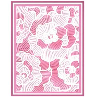 Sizzix Stacey Park Carpeta de grabado en relieve 3D con impresiones texturizadas cosmopolita, Sunday in The Park Sizzix Stacey Park Carpeta de grabado en relieve 3D con impresiones texturizadas cosmopolita, Sunday in The Park