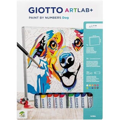 Giotto Set Creativo, Artlab+ Pintura por Números, Caja de cartón, 14 piezas Giotto Set Creativo, Artlab+ Pintura por Números, Caja de cartón, 14 piezas