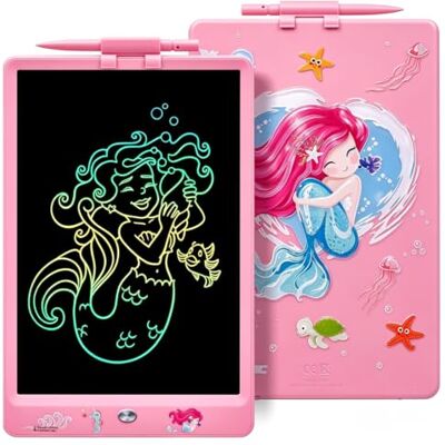 DYNASONIC Pizarra Mágica LCD Infantil 10 Pulgadas – Tableta de Escritura Electrónica Reutilizable, Pizarra Educativa para Niños de 3-8 Años DYNASONIC Pizarra Mágica LCD Infantil 10 Pulgadas – Tableta de Escritura Electrónica Reutilizable, Pizarra Educativa para Niños de 3-8 Años