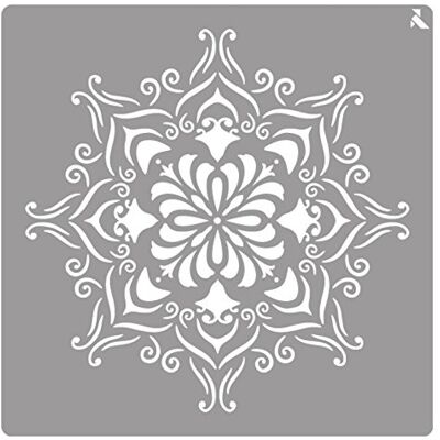 La Pajarita Plantilla Stencil St-17 Barroco 20x20 CM Especial Para Chalk Paint y Pintura Tela La Pajarita Plantilla Stencil St-17 Barroco 20x20 CM Especial Para Chalk Paint y Pintura Tela