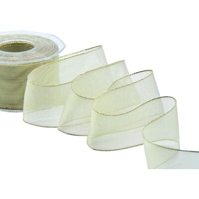 Furlanis Cinta Velo Lurex con Bordes de Hierro, Decoración de Regalo Cajas Flores Boda Navidad, Tela Italiana Dorado/Gold, 50 mm x 25 m Furlanis Cinta Velo Lurex con Bordes de Hierro, Decoración de Regalo Cajas Flores Boda Navidad, Tela Italiana Dorado/Gold, 50 mm x 25 m