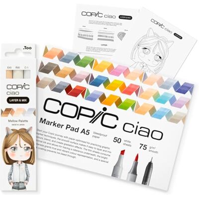Copic Ciao Mellow Palette Set de Marcadores - Set de Marcadores Copic Ciao Mellow Palette Set de Marcadores - Set de Marcadores