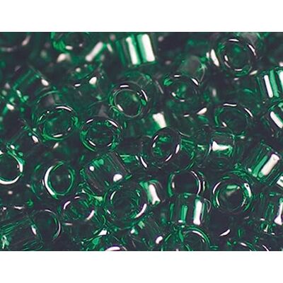 Toho Cuentas japonesas cilindro Treasure transparente verde 3,3mm.8/0 100gr. Toho Cuentas japonesas cilindro Treasure transparente verde 3,3mm.8/0 100gr.
