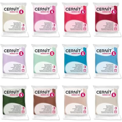 Cernit - 12x56g Arcilla Polimérica - Modelo: CE0900012K02 Cernit - 12x56g Arcilla Polimérica - Modelo: CE0900012K02
