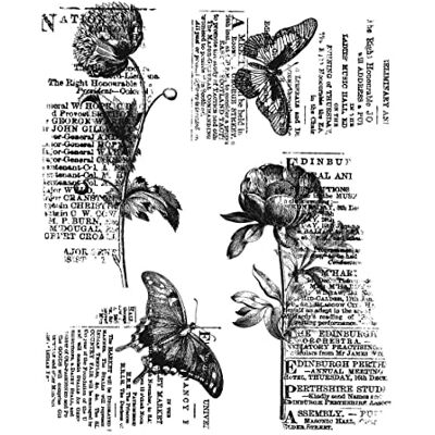 Tim Holtz BOTANIC COLLAGE - Sellos Tim Holtz BOTANIC COLLAGE - Sellos