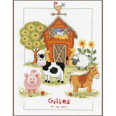 Vervaco Kit Punto De Cruz Bebe Nacimiento Regalos DIY Completo EN LA Granja Creativo Manualidades Creatividad Adultos Decoracion Pared Bordar Kit Principiantes ca. 22 x 29 cm Cross Stitch Vervaco Kit Punto De Cruz Bebe Nacimiento Regalos DIY Completo EN LA Granja Creativo Manualidades Creatividad Adultos Decoracion Pared Bordar Kit Principiantes ca. 22 x 29 cm Cross Stitch