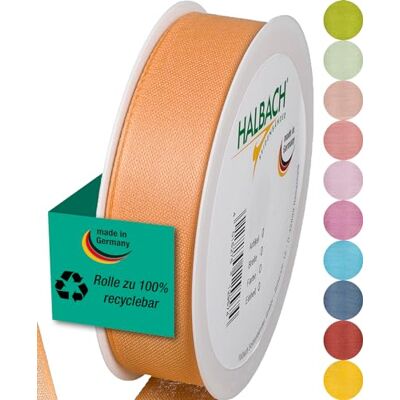 Halbach Seidenbänder Cinta de regalo Ancho 25 mm Longitud 25 m Cinta de lazo fabricada en Alemania Cintas de regalo en variedad de colores y anchos, perfecta para envolver y decorar, color: Halbach Seidenbänder Cinta de regalo Ancho 25 mm Longitud 25 m Cinta de lazo fabricada en Alemania Cintas de regalo en variedad de colores y anchos, perfecta para envolver y decorar, color: