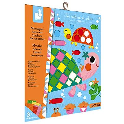 Janod Estuche Mosaicos de Espuma Animales Les Ateliers Du Calme Kit Infantil de Manualidades Creativas Desarrolla la Motricidad Fina y la Concentración A Partir de 3 Años, Janod Estuche Mosaicos de Espuma Animales Les Ateliers Du Calme Kit Infantil de Manualidades Creativas Desarrolla la Motricidad Fina y la Concentración A Partir de 3 Años,
