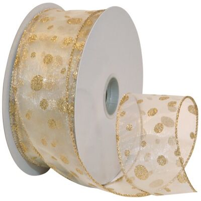 Morex Cinta, Transparente, Marfil/Dorado, 2.5 Pulgadas x 50 Yardas Morex Cinta, Transparente, Marfil/Dorado, 2.5 Pulgadas x 50 Yardas