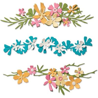 Sizzix Set de Troqueles Thinlits-Woodland Borders, Fronteras boscosas, One Size Sizzix Set de Troqueles Thinlits-Woodland Borders, Fronteras boscosas, One Size