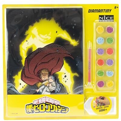 DIAMANTINY My Hero Academy Glow Kit crea el mosaico, Actividad Crystal Art, Diamond Painting, 1 Cuadro A4, Mirio DIAMANTINY My Hero Academy Glow Kit crea el mosaico, Actividad Crystal Art, Diamond Painting, 1 Cuadro A4, Mirio