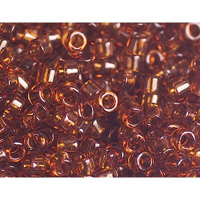 Toho Cuentas japonesas cilindro Treasure transparente bronce 3,3mm.8/0 100gr. Toho Cuentas japonesas cilindro Treasure transparente bronce 3,3mm.8/0 100gr.