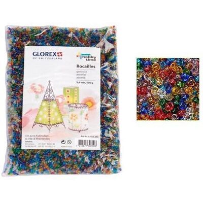 GLOREX Rocailles, Otros, Multicolor, 20 x 13 x 2, 5 cm GLOREX Rocailles, Otros, Multicolor, 20 x 13 x 2, 5 cm