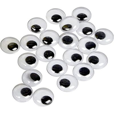 Creativ Googly Eyes, D: 14 mm, no pegajoso, 1000 piezas Creativ Googly Eyes, D: 14 mm, no pegajoso, 1000 piezas